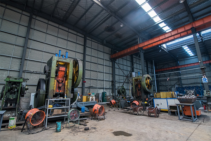 阳江网架配件-锥头加工车间